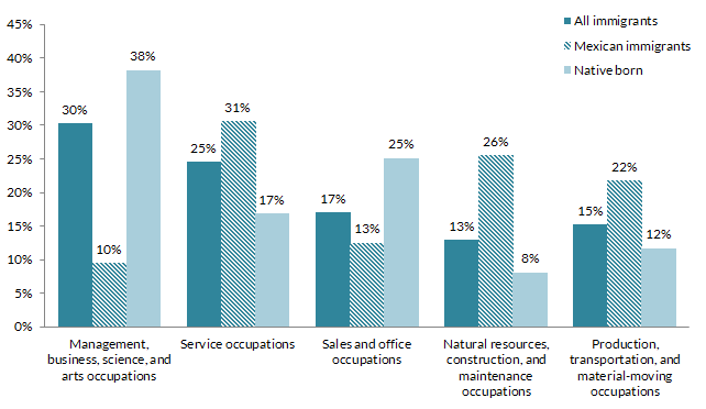 Mexican Immigrants in the United States graph